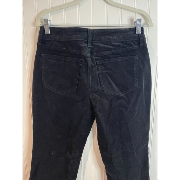 NYDJ Womens Marilyn Straight Corduroy Pants 6P Black Lift Tuck Technology - Picture 7 of 14